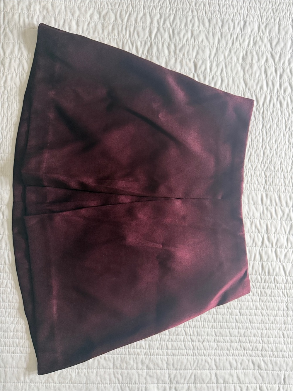 H&M Burgundy Mini Skirt